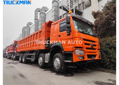 400HP SINOTRUK 8x4 Dumper Truck To Tanzania