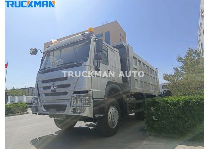 10 Wheel SINOTRUK HOWO 400HP Tipping Truck To Ghana