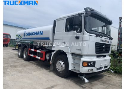 20 Cubic SHACMAN F2000 6x4 Water Tanker Truck For Nigeria
