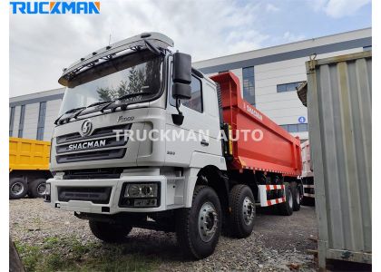 380HP SHACMAN F3000 8x4 Tipper Truck To Uganda
