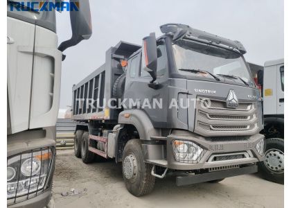 10 Wheels SINOTRUK HOWO NX 18 Cubic Tipper Truck To Liberia