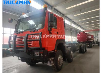 400HP SINOTRUK HOWO 8X4 Cargo Truck Chassis For DRC