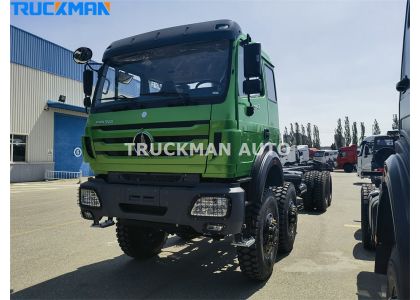 8x8 BEIBEN 420HP Cargo Truck Chassis To Dr Congo