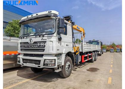 SHACMAN F3000 Cargo Truck With Crane To Uganda