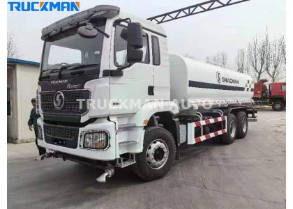 380HP SHACMAN H3000S 18000 Liters Water Tank Truck Get To Tanzania