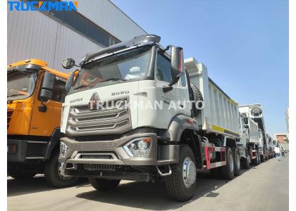 10 Wheels SINOTRUK HOWO NX 380HP Tipper Truck To Nigeria