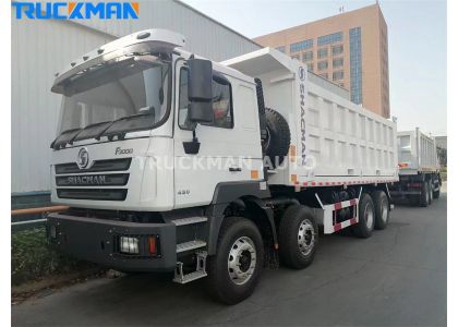 12 Wheels SHACMAN F3000 430HP 50 Tons Tipping Truck For Mozambique