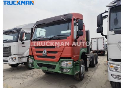 10 Wheels SINOTRUK HOWO 80 Tons Tractor Head To Tanzania