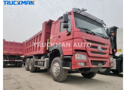 30 Tons SINOTRUK HOWO 400HP Tipping Truck Get To Cameroon 