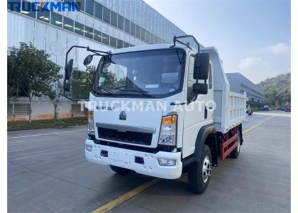 5 Tons SINOTRUK HOWO 4X2 Tipper Truck Arrive At Rwanda