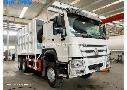16CBM SINOTRUK HOWO 380HP Compressed Garbage Truck To Sudan