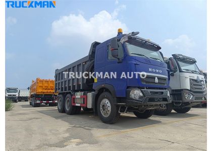 10 Wheels SINOTRUK T7H 430HP Dumper Truck To Ghana