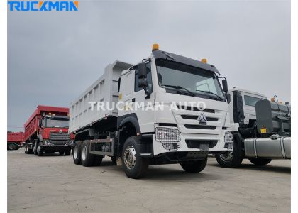 10 Tires SINOTRUK HOWO 380HP Dumper Truck To Ghana