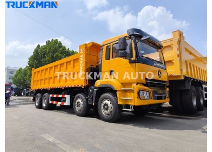380HP SHACMAN E3 8x4 12 Wheels Tipper Truck To Democratic Republic of the Congo