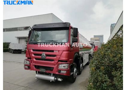 27000 Liters SINOTRUK 380HP Fuel Tank Truck To Nigeria