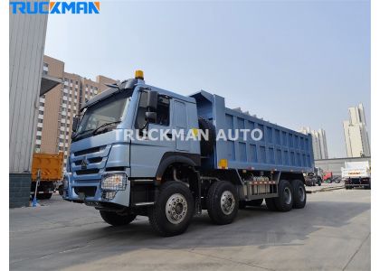 380HP SINOTRUCK HOWO 8x4 Tipper Truck To Uganda