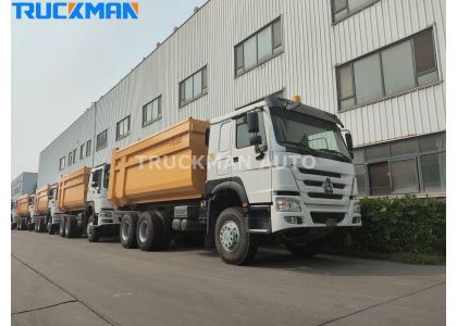 10 Wheels SINOTRUK HOWO 371HP Dump Truck For Togo