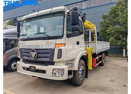 4x2 FOTON AUMAN Truck Mounted Crane To Liberia