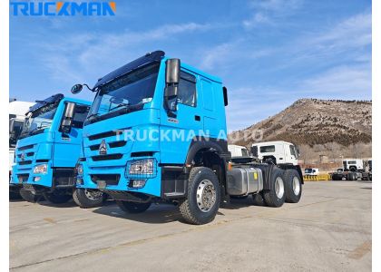 6x4 SINOTRUK HOWO 10 Wheels 400HP Tractor Head For DRC
