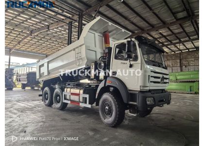 6X6 Dump Truck BEIBEN All Wheel Drive Tipper Truck To Cameroon 