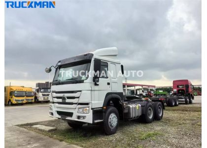 10 Wheels Trailer Head SINOTRUK HOWO 6X4 430HP Tractor Head To Senegal