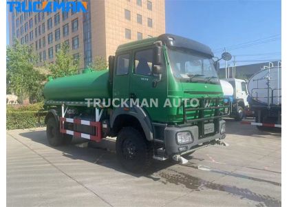 BEIBEN 6 Wheels 8000 Liters 4x2 Water Tanker Truck To DRC