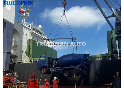 2 Units SINOTRUK HOWO NX 8m3 Concrete Mixer Truck To Trinidad And Tobago