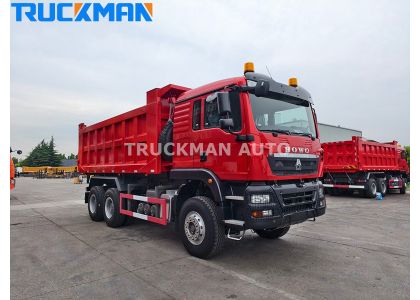 SINOTRUK HOWO TX 371HP Dump Truck With Integral Mudguard To Ethiopia