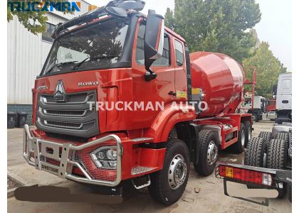 HOWO NX 8x4 371HP 12m3 Concrete Mixer Truck To Trinidad And Tobago