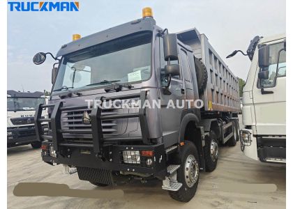 SINOTRUK HOWO 8X4 400HP Tipper Truck With Bumper For Congo-Kinshasa