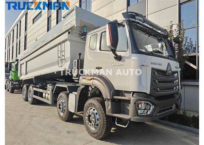 Right Hand Drive HOWO NX 8X4 380HP 26m3 Dumper Truck For Guyana