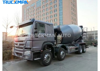 High Capacity SINOTRUK HOWO 8X4 14 CBM Concrete Mixer Truck For Rwanda