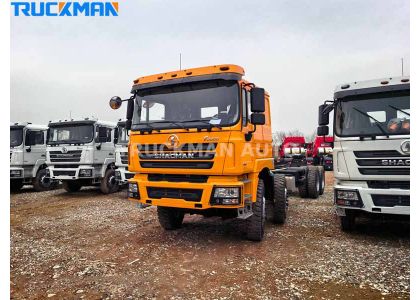Powerful SHACMAN F3000 430HP 8X4 Cargo Truck Chassis For DR Congo