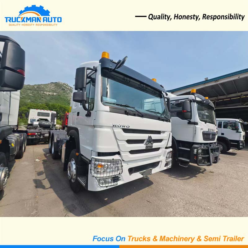 High Torque SINOTRUK HOWO 6X4 430HP Tractor Truck For Côte d'Ivoire