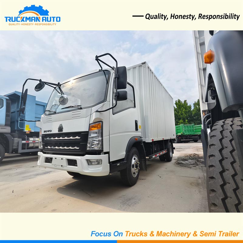 Reliable SINOTRUK HOWO 4X2 Light Cargo Truck For Nigeria