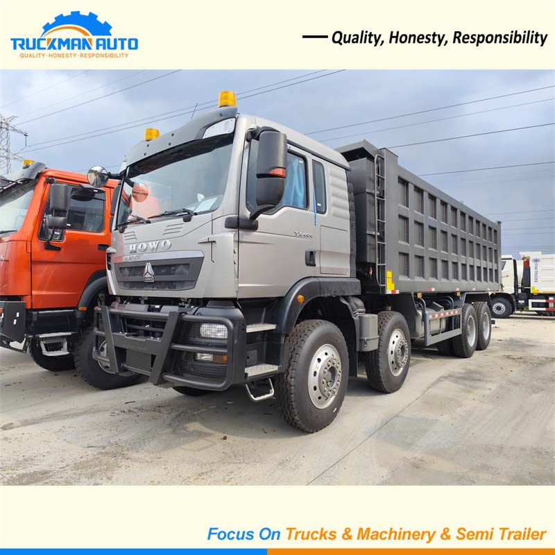 SINOTRUK HOWO TX 400HP 12 Wheels 50 Tons Tipping Truck For Mauritania